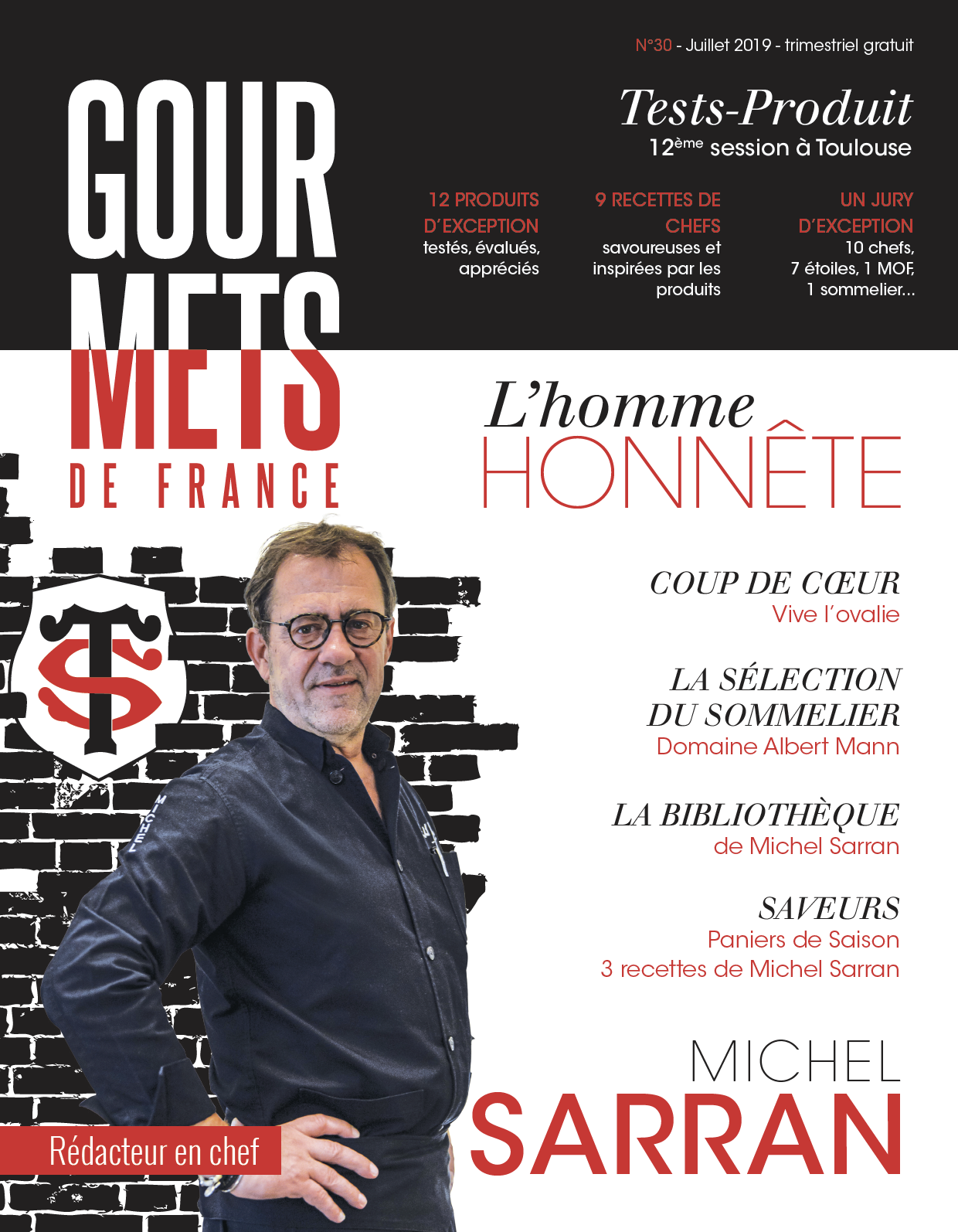 Magazine Gourmets de France n°30 Michel Sarran